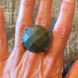 Kendra Scott Pyrite Rana Cocktail Ring